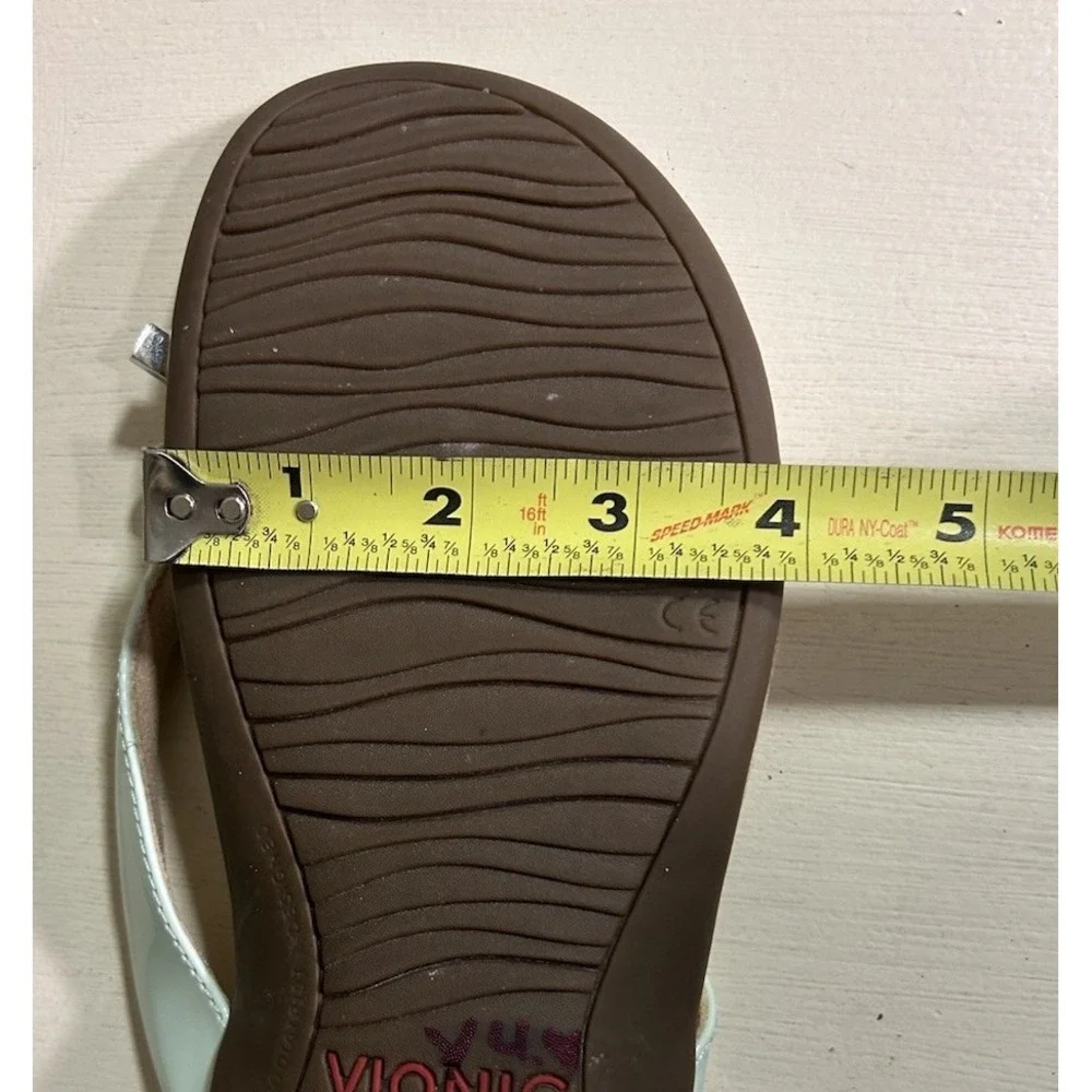 Vionic Women Sandal Bella II Orthotic Slip On Thong Flip Flop Shoes Sz 9 - Picture 9 of 9